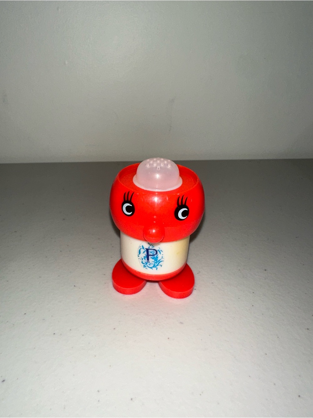 Red Kids Toy Character Salt Shaker - Unbranded